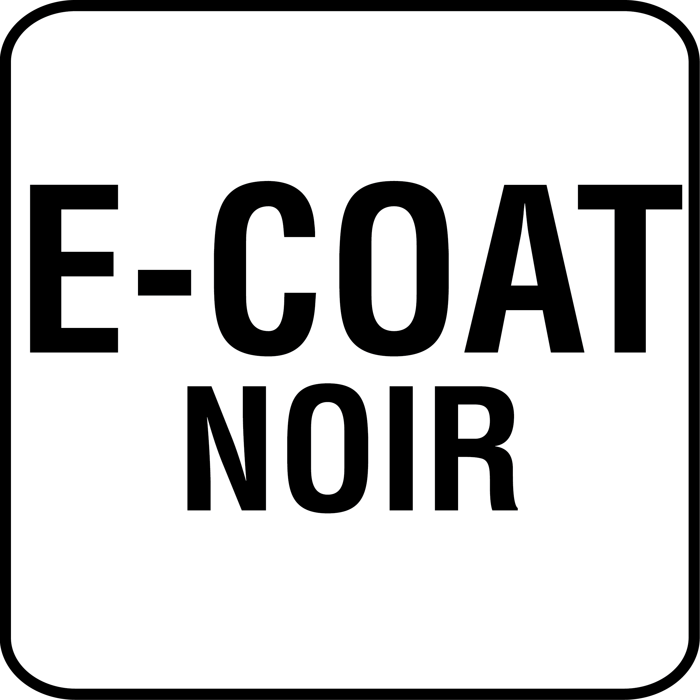 Finition noire